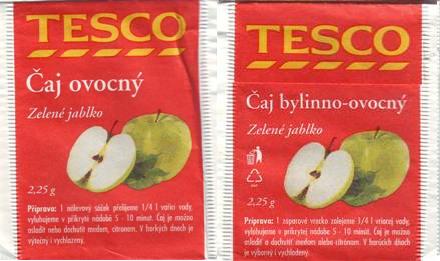 Tesco Čaj Ovocný Zelené Jablko