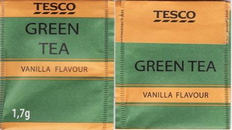 Tesco Green Tea Vanilla