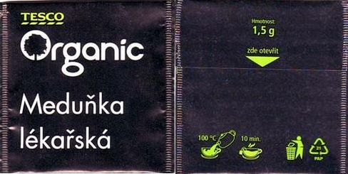 Tesco Organic Meduňka Lekarska