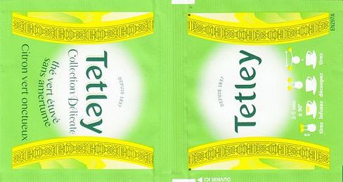 Tetley EN297A Collection Delicate Thé Vert Etuve Sans Amertume