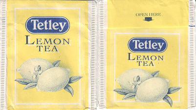 Tetley Lemon Tea Paper