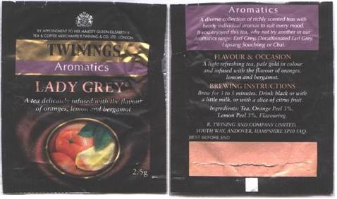 Twinings 0 Aromatics Lady Grey