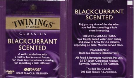 Twinings 0 Australia Blackcurrant Scented