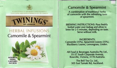 Twinings 0 Australia Camomile & Spearmint