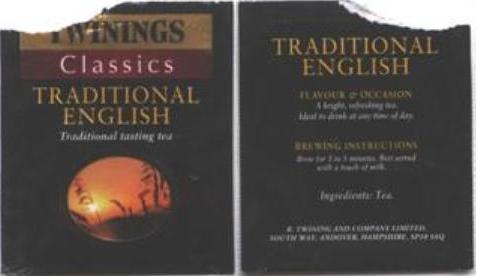 Twinings 0 Classics Traditional English