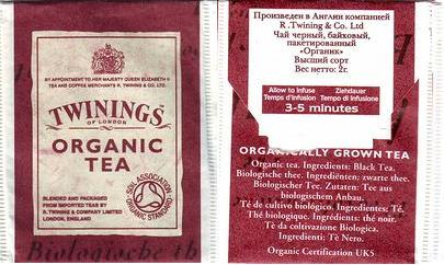 Twinings 0 Organic Tea