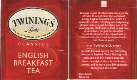 Twinings 0 USA Classics English Breakfast Alu