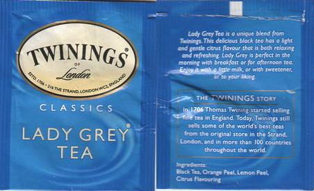 Twinings 0 USA Lady Grey Tea Alu