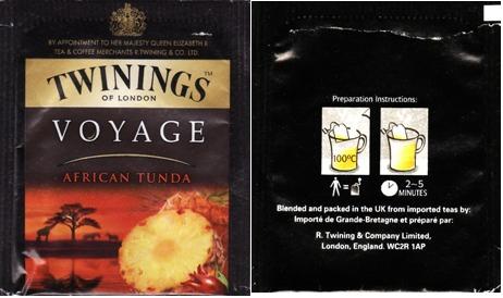 Twinings 0 Voyage African Tunda