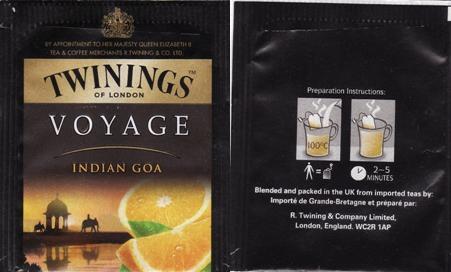 Twinings 0 Voyage Indian Goa