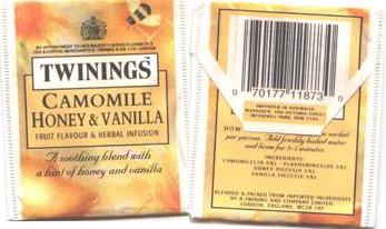 Twinings 001 Camomile Honey Vanilla