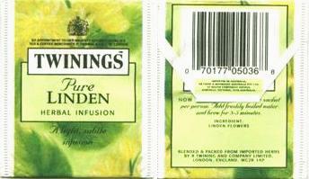 Twinings 001 Pure Linden