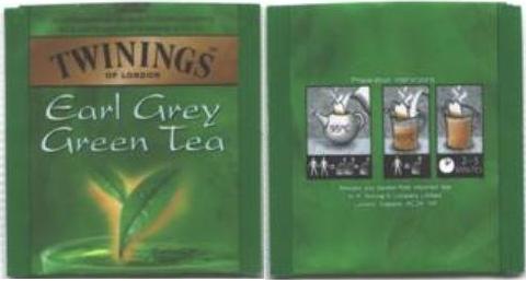 Twinings 003 Earl Grey Green Tea Big Bag Glossy