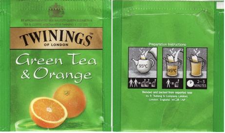 Twinings 003 Green Tea Orange