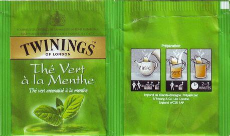 Twinings 003 Thé Vert a La Menthe