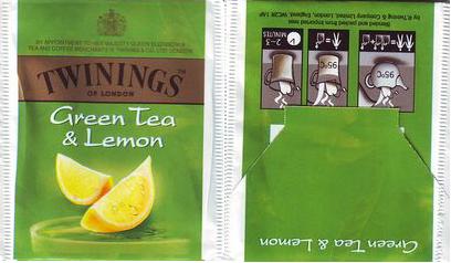 Twinings 004 Green Tea & Lemon Paper Glossy