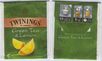 Twinings 004 Green Tea & Lemon Paper