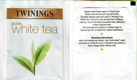 Twinings 007 Pure White Tea