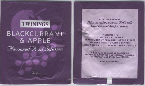 Twinings 010 Blackcurrant Apple