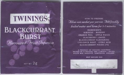 Twinings 011 Blackcurrant Burst