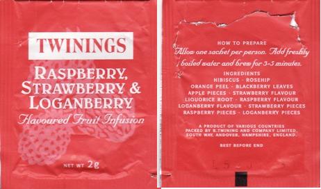 Twinings 011 Raspberry Strawberry Loganberry