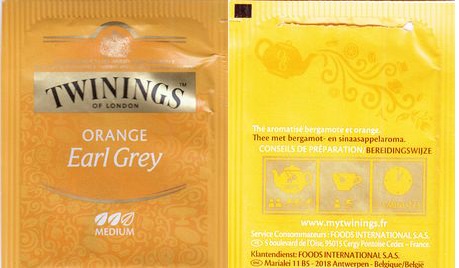 Twinings 092 Orange Earl Grey