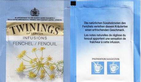 Twinings 101 Infusions Fenchel Fenouil