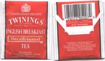 Twinings 178417 English Breakfast Decaff