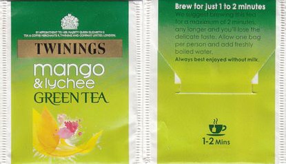 Twinings 50 Mango & Lychee Green Tea