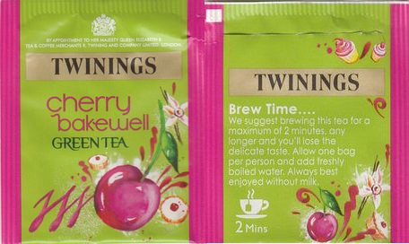 Twinings 81 Cherry Bakewell Green Tea