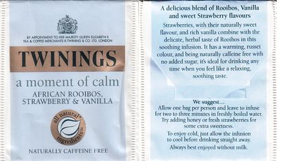 Twinings a Moment of Calm African Rooibos Strawberry & Vanilla 2