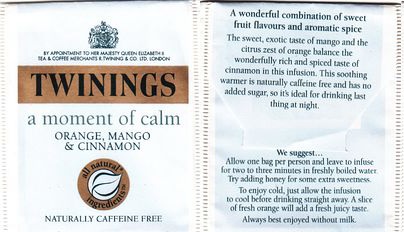 Twinings a Moment of Calm Orange Mango & Cinnamon 2