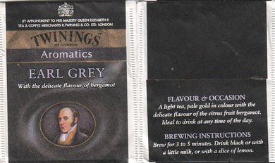 Twinings Aromatics Earl Grey Paper Matt