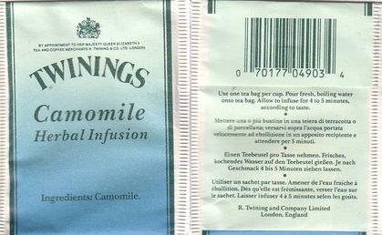 Twinings BG049039 Camomile Herbal Infusion