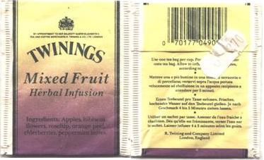 Twinings BG049055 Mixed Fruit