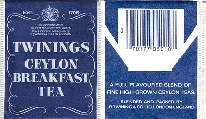 Twinings BG050109 Ceylon Breakfast Tea