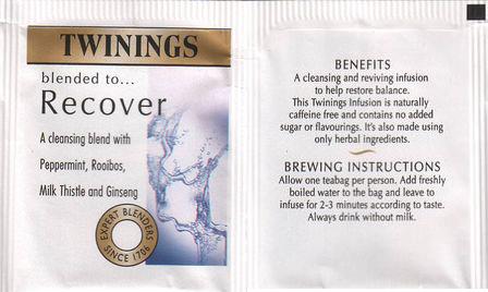 Twinings Blended To Recover