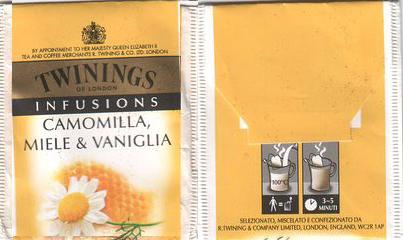 Twinings Camomilla Miela & Vaniglia Glossy