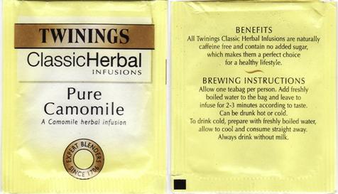 Twinings Classic Herbal Pure Camomile