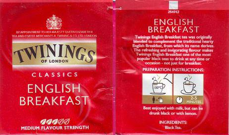 Twinings Classics 254912 English Breakfast