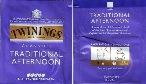 Twinings Classics 255002 Traditional Afternoon