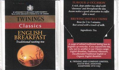 Twinings Classics English Breakfast Paper Glossy