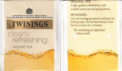 Twinings Clearly Refreshing Oolong Tea