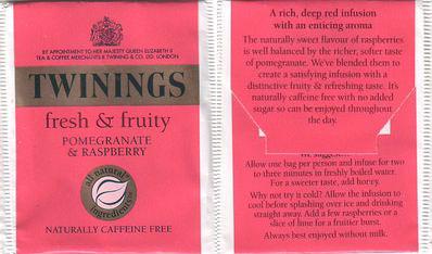 Twinings Fresh & Fruity Pomegranate & Raspberry