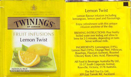 Twinings Fruit Infusions Lemon Twist