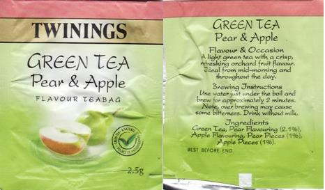 Twinings Green Tea Pear & Apple