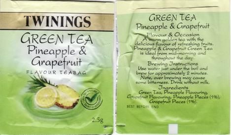 Twinings Green Tea Pineapple & Grapefruit