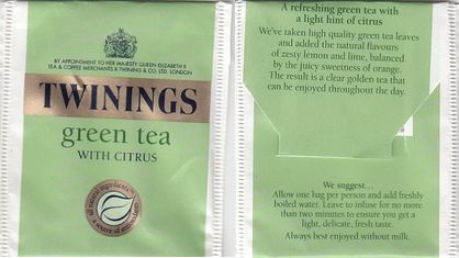 Twinings Green Tea With Citrus 2