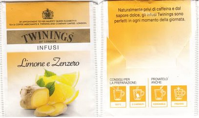 Twinings Infusi Limone E Zenzero