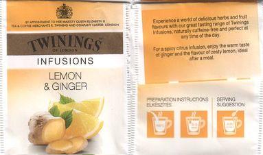 Twinings Infusions Lemon & Ginger